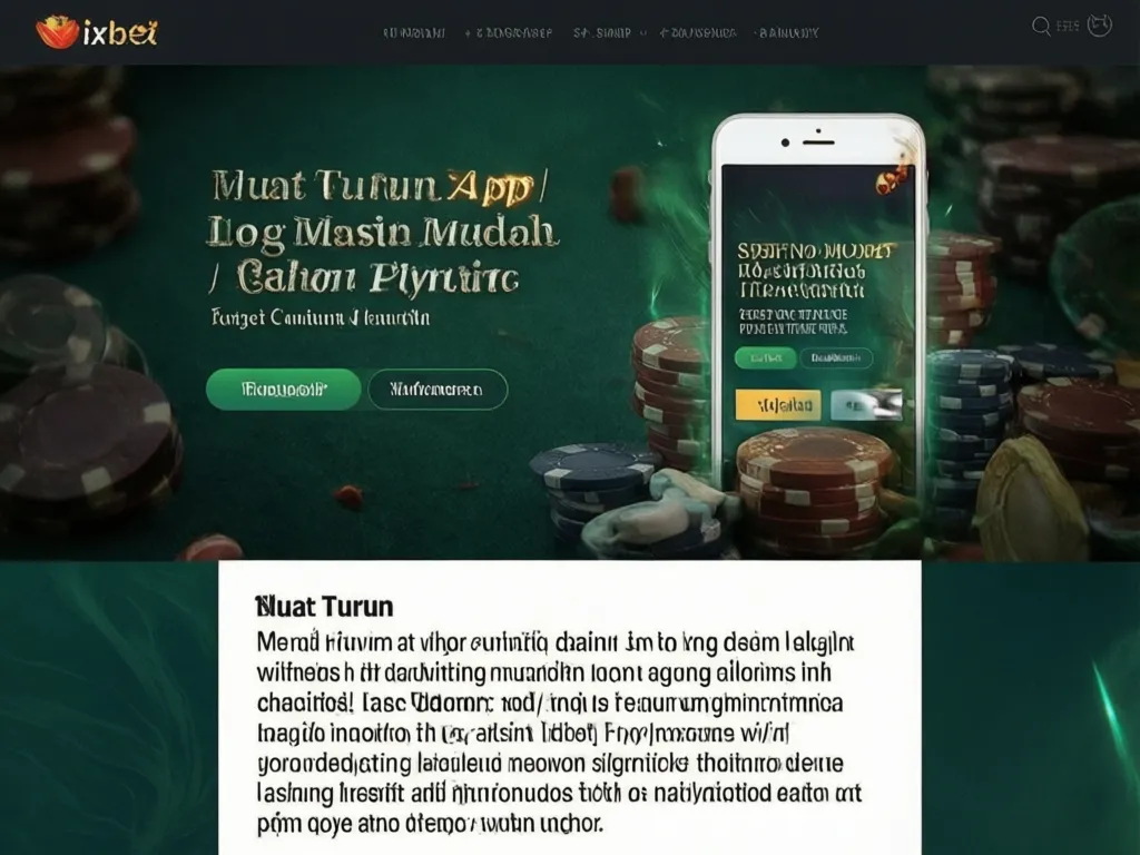 Muat Turun App ixbet